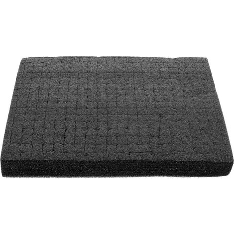 Verpackungsschaumstoff, Transportschaumstoff, Schaumstoffwürfel, Schaumstoffplatten Für Kartons, Aufbewahrungskisten, Schubladen – 33 X 25 Cm – Schwarz