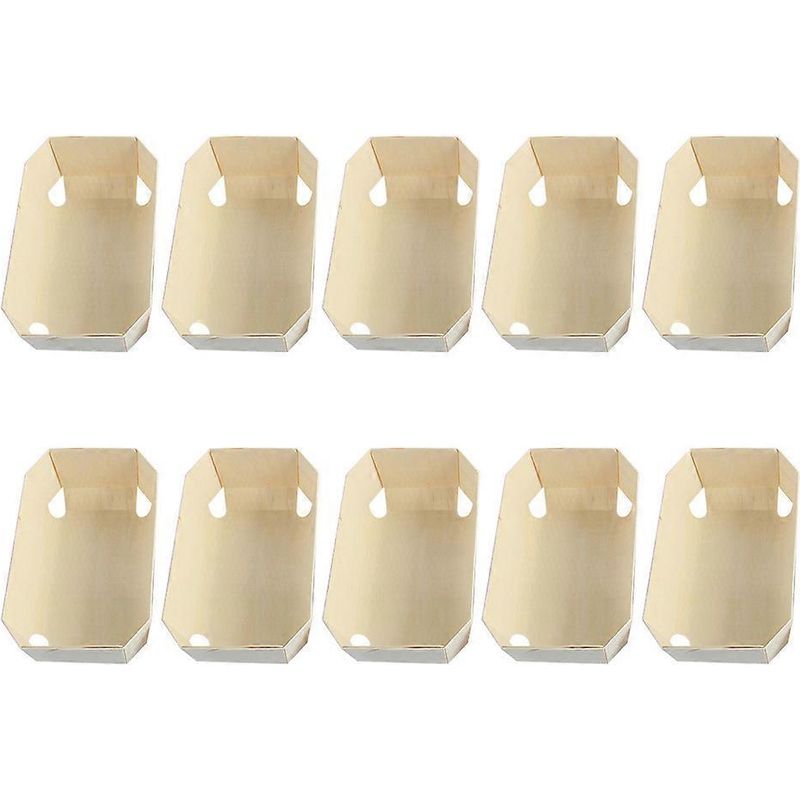 10 Rechteckige, Antihaftbeschichtete Backformen Für Diy-projekte, Ideal Für Toast, Kuchen Und Sandwiches. – 14 X 9 Cm – Khaki