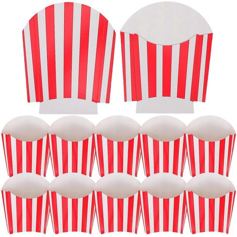 50 Popcornboxen, Chipsbehälter, Süßigkeiten- Und Snackbehälter Für Filmabende – 13,00 X 11,00 X 4,50 Cm