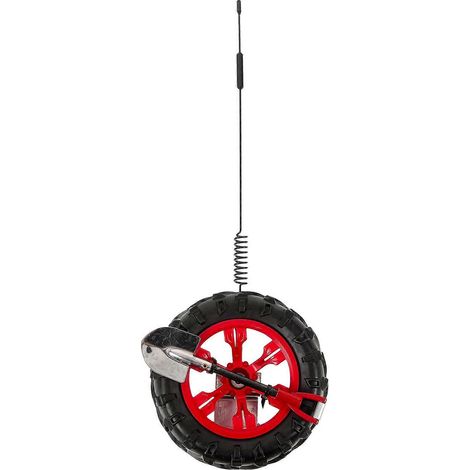 Selbstklebende Autodekoration, Mini-ersatzreifen, Dekorativer Selbstklebender Autoreifen-fahnenmast (fahnenmast Nicht Enthalten). – 40 X 10 Cm