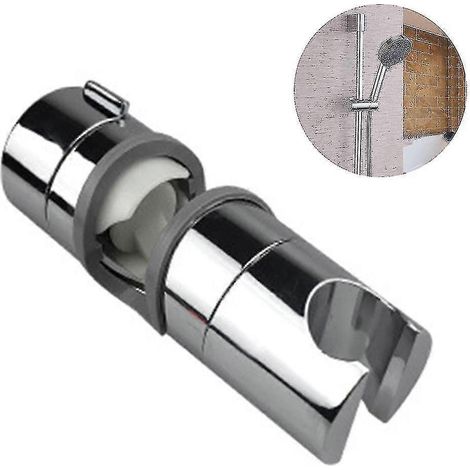Verstellbare Duschkopfhalterung Für Verschiebbare Duschstangen, Universelle Halterung Für Stangen Mit Einem Außendurchmesser Von 18 Bis 25 Mm.
