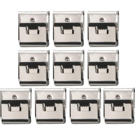 50 Edelstahl-solar-photovoltaik-kabelklemmen Für Anhängerrahmen – 2 X 1,7 X 1 Cm – Silber