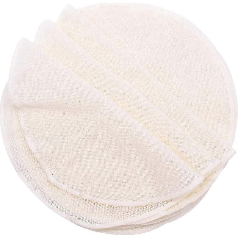 Set Mit 30 Antihaftbeschichteten Baumwoll-dampfreinigungstüchern Für Dampfglätter – 30,00 X 30,00 X 0,20 Cm – Beige