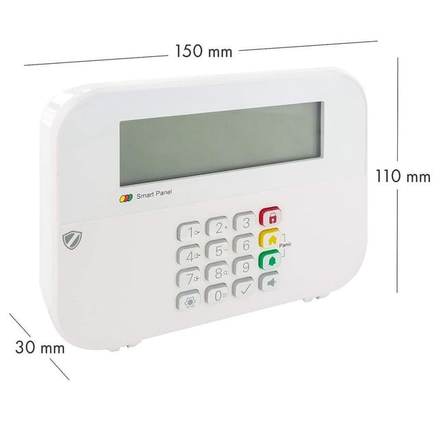 Schwaiger Funk Alarm System Green Guard Alarmanlage (für Haus, Sirene, Fernbedienung, Einbruchschutz)