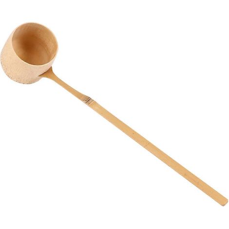 Japanischer Bambus-teelöffel Mit Langem Griff (1 Stück), Holzlöffel – 25 X 4,5 X 4 Cm – Braun