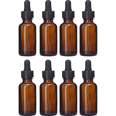 Set Mit 8 Glasparfümflaschen Für Öl