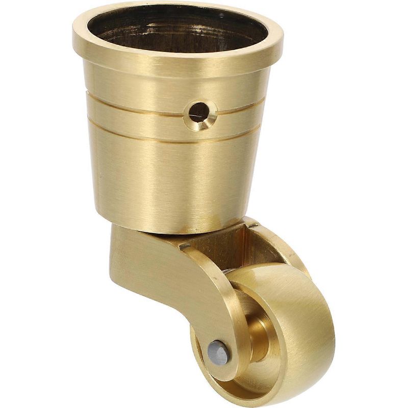 Schwerlast-universalrolle Aus Messing, 360° Drehbar, Für Möbel – 6,70 X 3,10 X 2,50 Cm – Gold