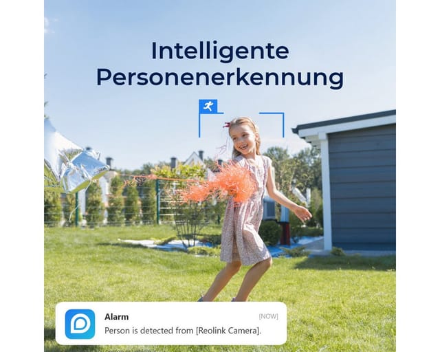 Reolink Smart Home Türklingel Video Doorbell Kamera PoE-Version 5MP (Außenbereich, Innenbereich, Gegensprechfunktion,180° Ultraweitwinkel,Personenerkennung,IP65)
