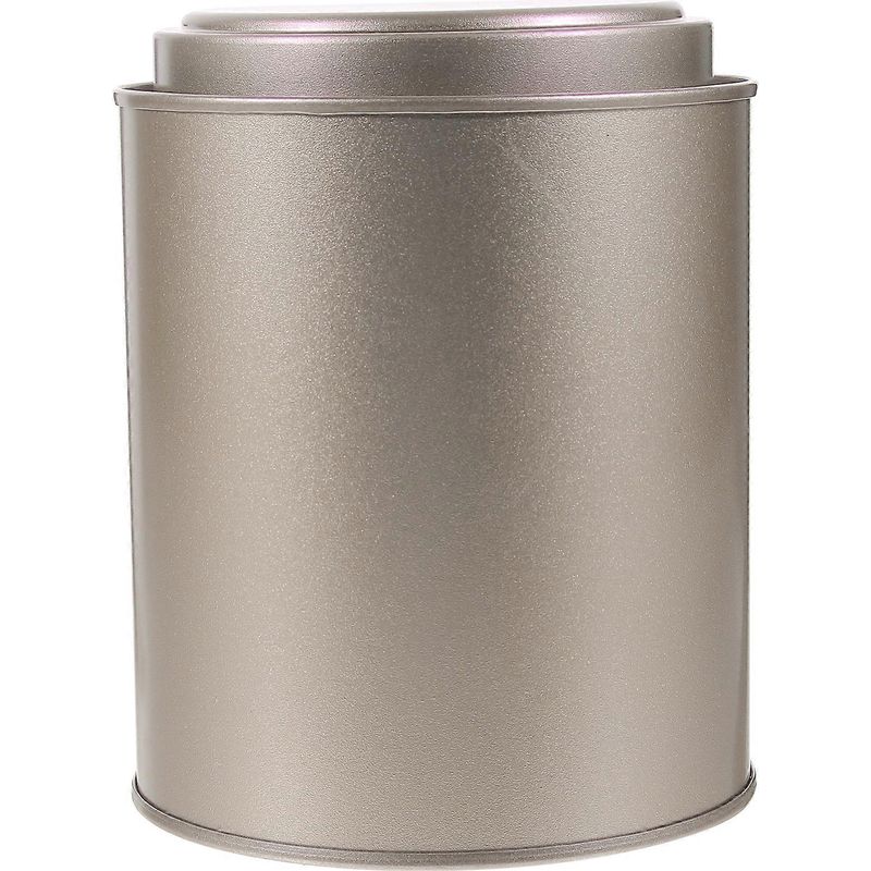 Luftdichte Teedose, Multifunktionaler Weißblechbehälter, Aufbewahrungsbox Für Den Haushalt – 10 X 10 X 12,5 Cm – Gold
