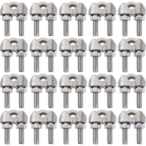 20 Kabelbinder Aus Edelstahl – 2,6 X 2,2 X 0,9 Cm – Silber