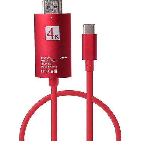 Usb 3.1-kabel Kompatibel Mit Usb-c Auf Hdmi, Kompatibel Mit 4k Bei 30 Hz, Hohe Geschwindigkeit.