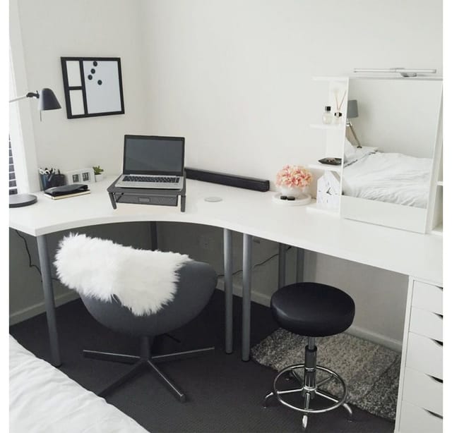 Maclean Laptop-Ständer MC-947, (bis 32,00 Zoll, 1-tlg., Laptop-Monitorständer mit Schublade verstellbar 13-32)