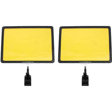 Set Mit 2 Preisschildhaltern Mit Clips, A4-format, Drehbar Und Wiederverwendbar. – 30 X 21,5 Cm