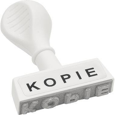WEDO Stempel Textstempel aus Kunststoff -Kopie-