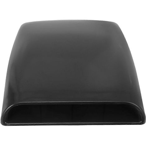 1 Dekorativer Aufkleber In Form Einer Motorhaube Mit Lüftungsschlitz, Auto-styling-accessoire (schwarz) – 27 X 25 Cm – Schwarz