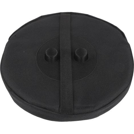 Campinghockerkissen, Klapphockerkissen, Outdoor-klapphockerkissen – 24,50 X 24,50 X 5,00 Cm – Schwarz