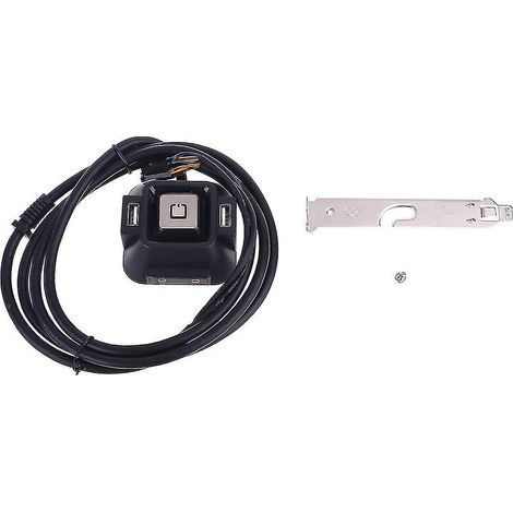 Multifunktionaler Usb 2.0-schalter Für Pc Mit Ein-/ausschalter Und Reset-taste