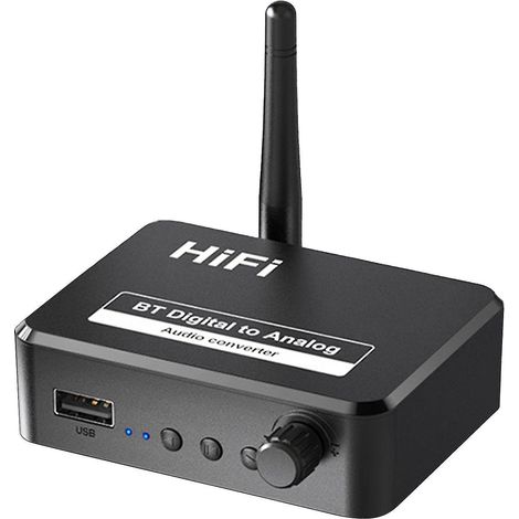 Drahtloser Audio-transmitter Mit 3,5-mm-aux-anschluss Und Einer Reichweite Von 20 Metern