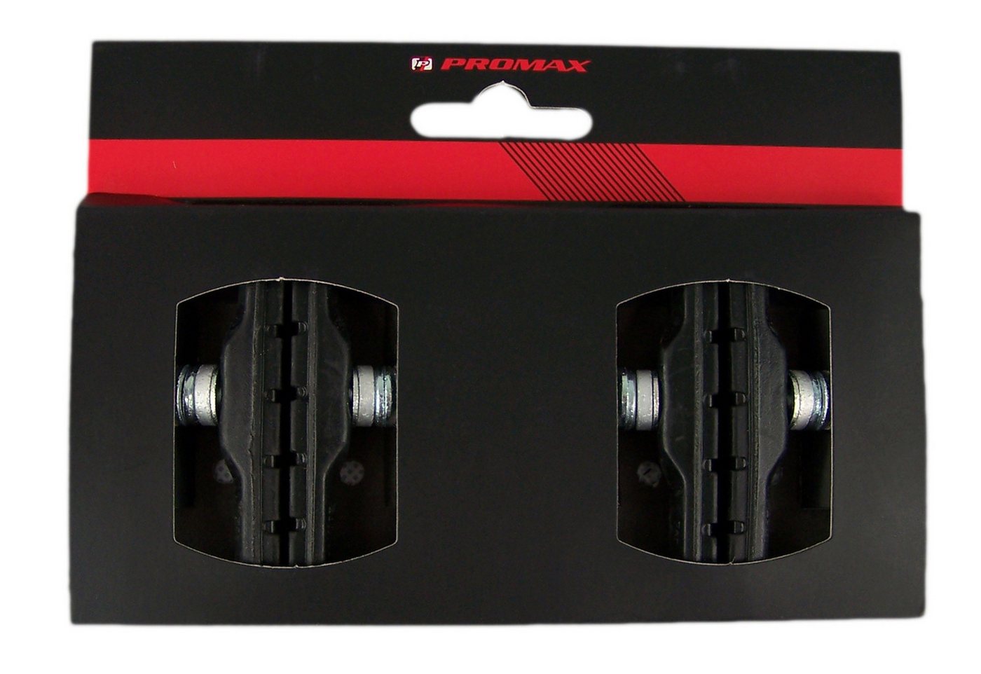 Promax Bremsbelag 2 Paar Bremsbeläge Promax V-Brake für Alufelge schwarz Länge 70 mm Bild 2