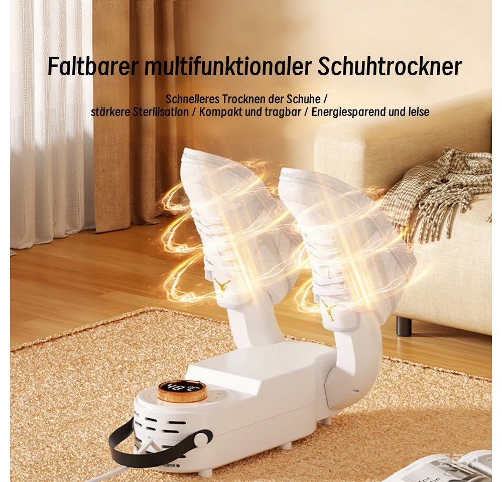ANYSUN Schuhtrockner elektrisch Schuhheizung Schuhwärmer Stiefeltrockner Handschuhtrockner, 150 W, UV-Geruchsentfernung für Schuhe, Hüte und Skischuhe