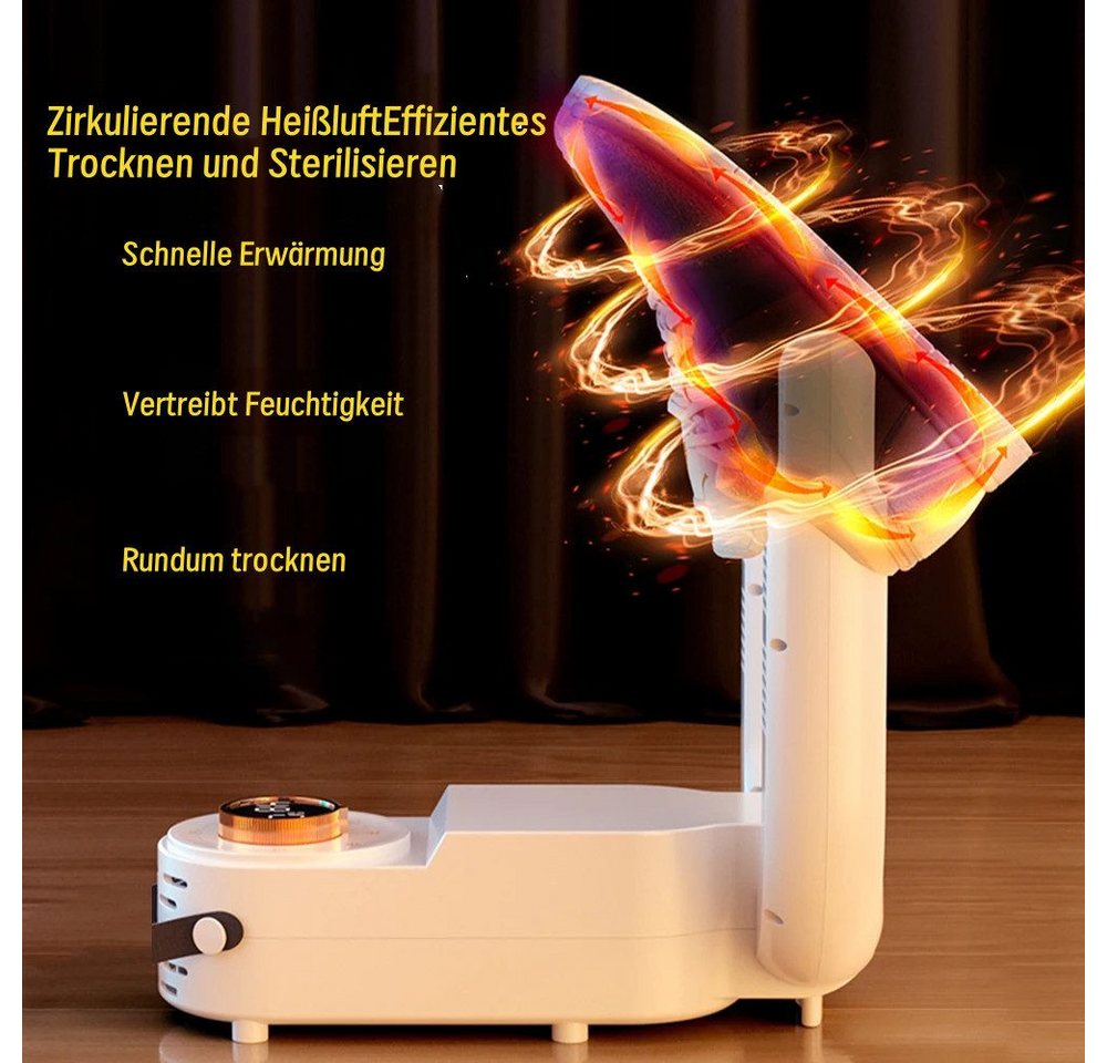 ANYSUN Schuhtrockner elektrisch Schuhheizung Schuhwärmer Stiefeltrockner Handschuhtrockner, 150 W, UV-Geruchsentfernung für Schuhe, Hüte und Skischuhe Bild 2