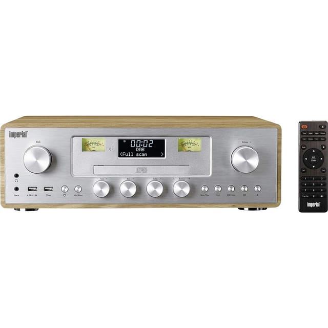 IMPERIAL Dabman 280CDWDSI Radio (Tabelle Radio,DAB+ Radio, 30 W, Bluetooth 5.0, DAB+/CD/MP3-Player & USB, Stereo 2.0, Holzoptik)