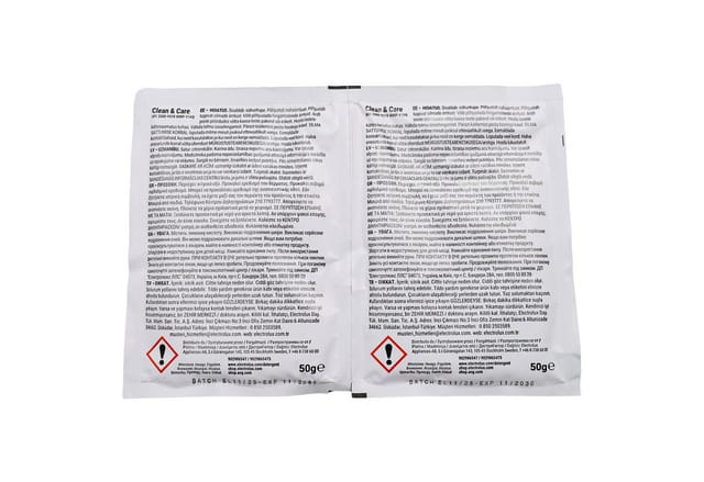 Electrolux Maschinenreiniger M3GCP400 9029799195 3in1 Clean&Care 12x50g Spülmaschinenreiniger (für Waschmaschine Geschirrspüler)