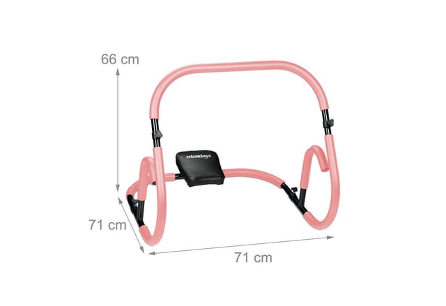 relaxdays Bauchtrainer AB Roller für Zuhause (1-St)