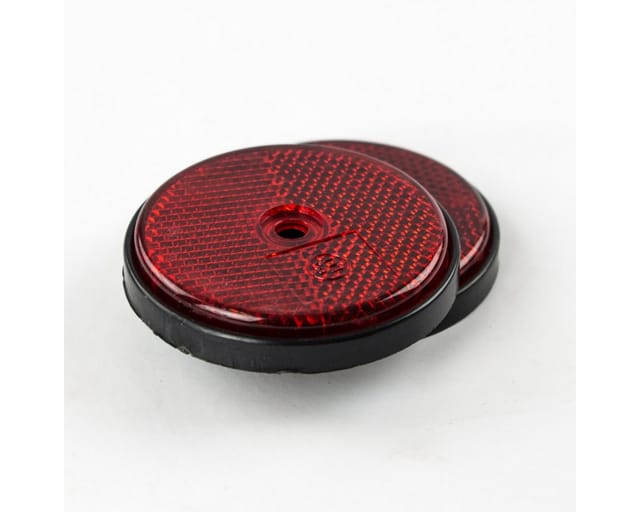 ProPlus Reflektor-Anhänger Relektor rund Ø60mm rot 2 Stück