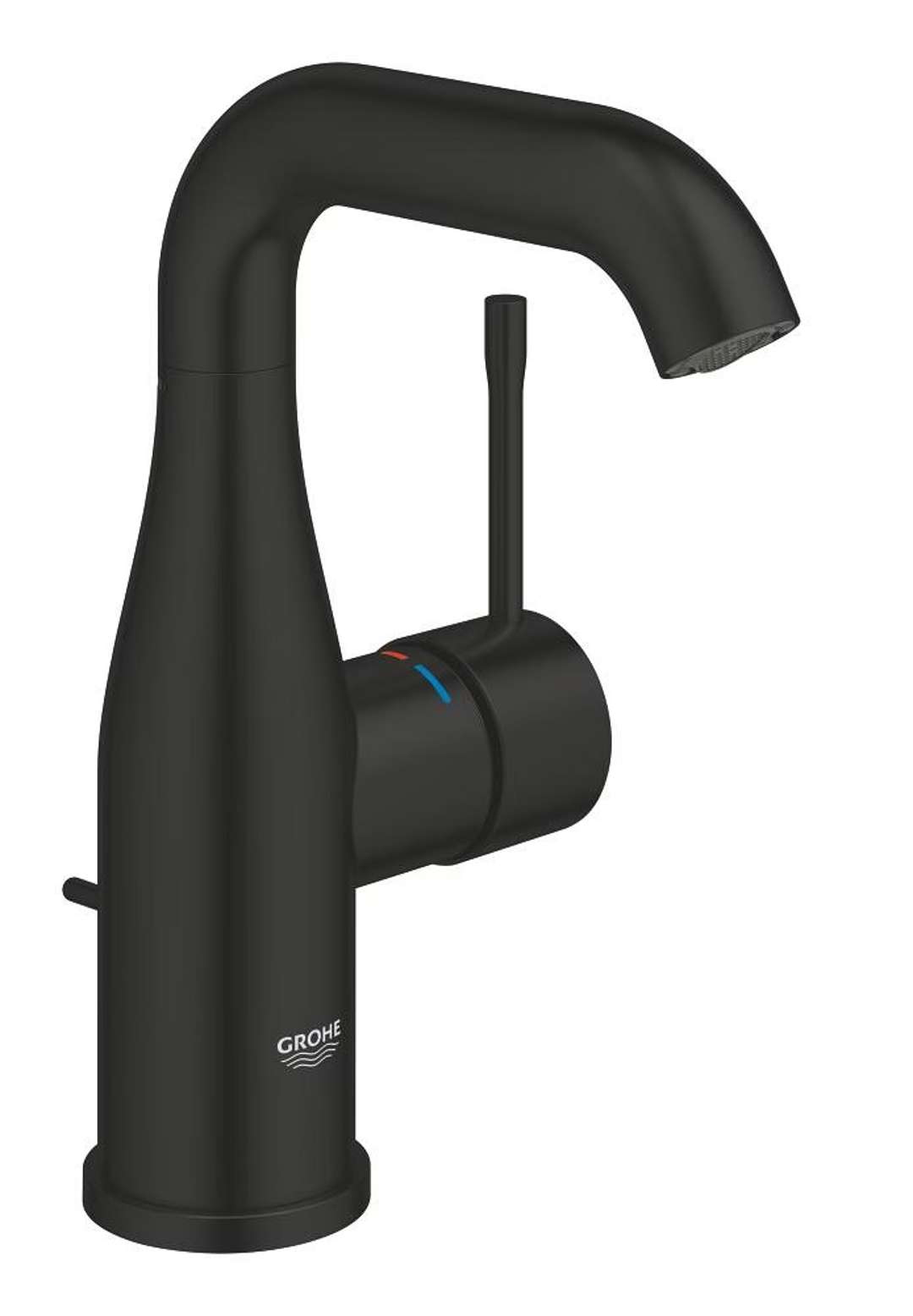 Grohe Essence New - Waschtischarmatur Mit Ablaufgarnitur, Schwarz Matt 234622431