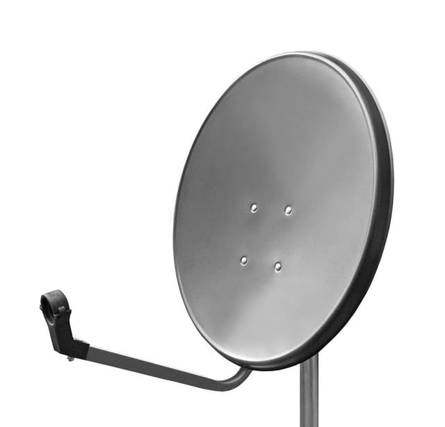 ARLI Sat Anlage SAT-Antenne (60,00 cm, Stahl, Feedarm l vielseitig einsetzbar)