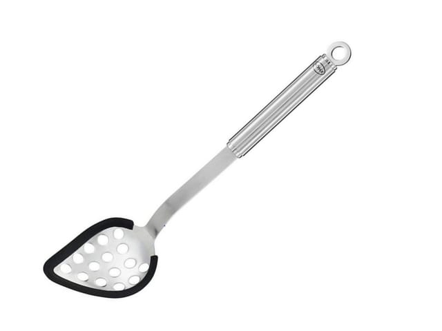 RÖSLE Kochlöffel Rundgriff Multifunktionslöffel Silikon 34 cm, Rundgriff Multifunktionslöffel Silikon