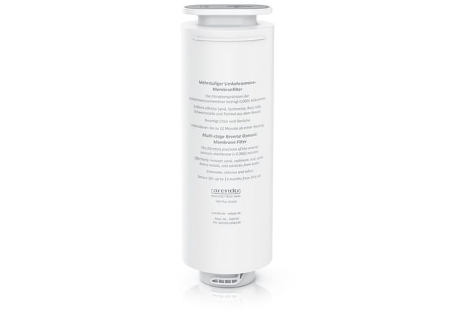Arendo Ersatzfilter für Arendo Osmoseanlage, 7 stufiges Multi-Barrier Filter-System (5+2), Zubehör für Arendo Osmoseanlage, Wasserfilter, Austauschfilter, bis 12 Monate/4000 L, Kalkschutz