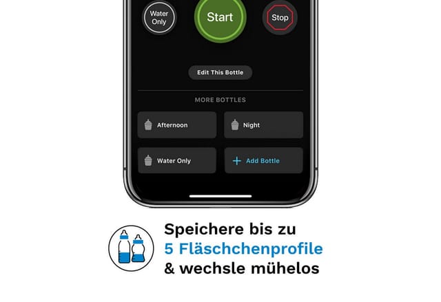 Baby Brezza Babyflaschenwärmer Formula Pro Advanced WiFi Flaschenzubereiter, via App steuerbar