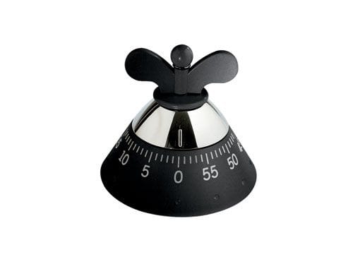 Alessi Eieruhr Küchentimer schwarz