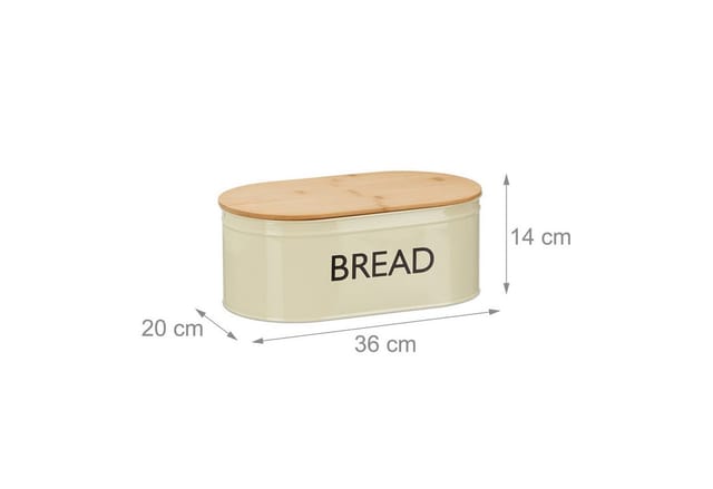 relaxdays Brotkasten Retro XL, Eisen