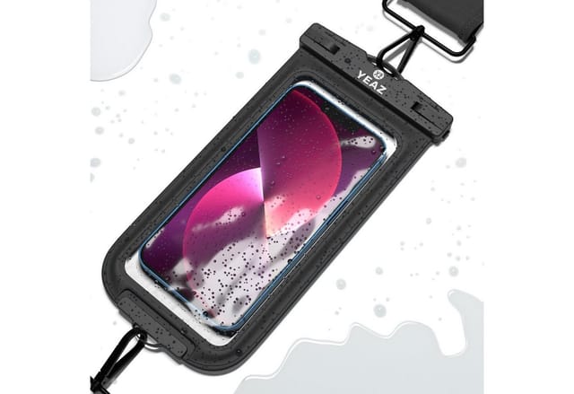 YEAZ Case zum Umhängen OCEAN SHOT Neopren-Gurt mit Handytasche, Neopren-Gurt mit Handytasche