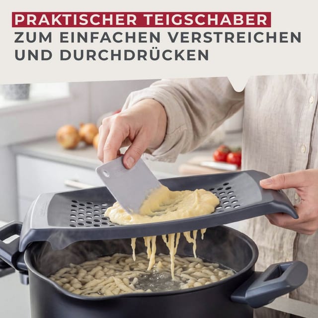 FACKELMANN Spätzlereibe Spätzlereibe mit Teigschaber