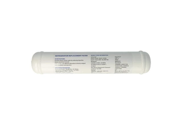 vhbw Wasserfilter Ersatz für Whirlpool 437841, 4210508, 4210959, 4210573, 4378422, Zubehör für Electrolux / Whirlpool / ATAG / GE / Maytag / Samsung Electrolux 24004082, 25004006, 25004018, 25004022, 5303310266, 5303917335, 55303310266, Whirlpool 437841, 4210508, 4210573, 4210959, 4378411, 4378422, 4392949, ATAG 88009234, GE AP717, AP717-10, Maytag 9950157, 18001001, 18001009, 18001010, 19950185, Samsung DA29-10105E, DA29-10105J, DA29-1015C, WSF-100, WSF100, EF-9603