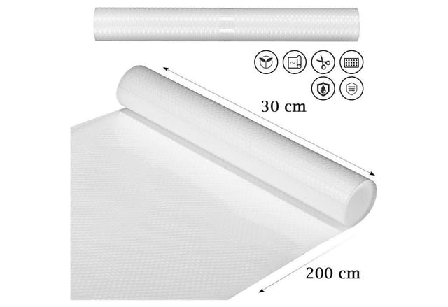 LuxusKollektion Schubladenmatte Antirutschmatte Schubladenmatte 30x200cm Transparent zuschneidbar