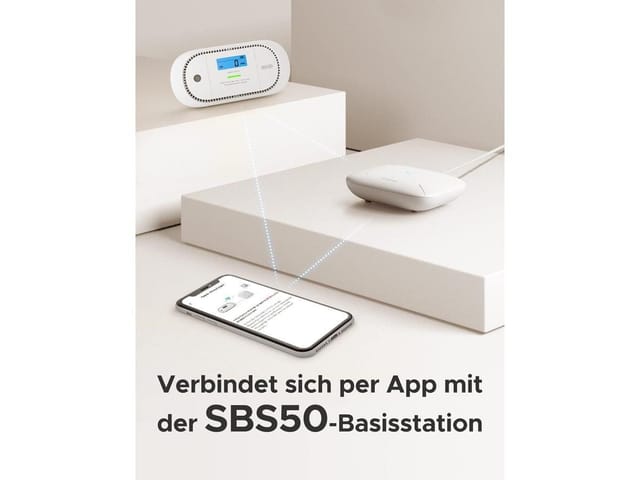 X-SENSE XC01-M CO-Melder (LCD-Display, App gesteuert, integrierter Figaro-CO-Sensor)