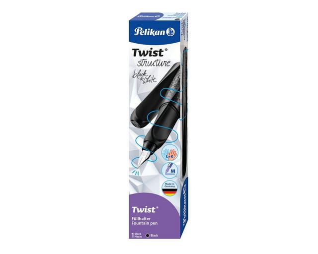Pelikan Füller Pelikan Füller Twist structure M schwarz Faltschachtel