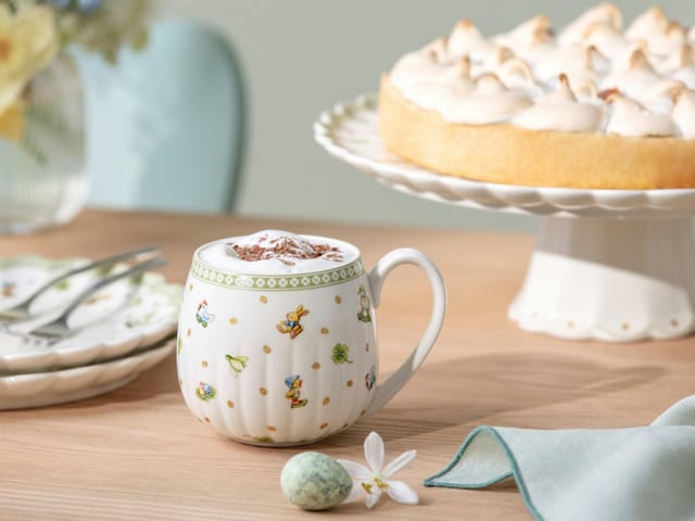 Villeroy & Boch Becher Easter Delight Henkelbecher 0,35l, Premium Porcelain