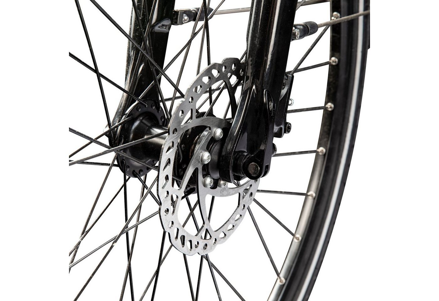 Zündapp Bremsscheibe Light Wave (1-St., mit Schrauben), Fahrrad Bremsscheibe 160 mm hydraulisch mechanisch Scheibenbremse