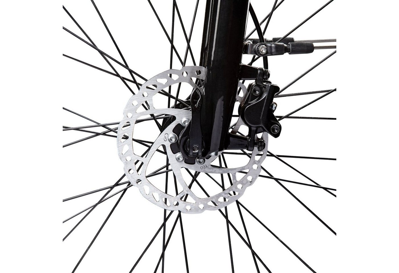 Zündapp Bremsscheibe Light Wave (1-St., mit Schrauben), Fahrrad Bremsscheibe 160 mm hydraulisch mechanisch Scheibenbremse Bild 4