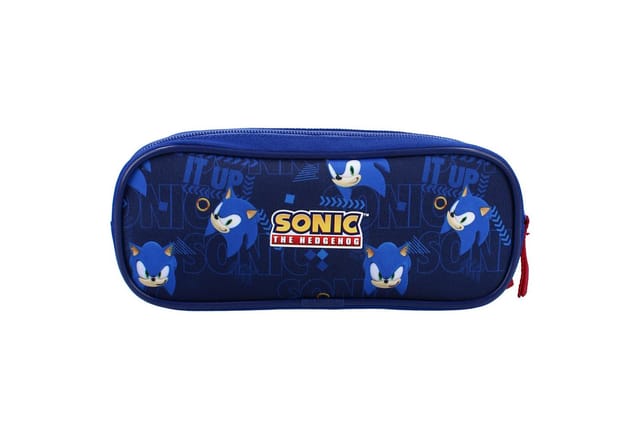 Vadobag Federmäppchen Sonic The Hedgehog Etui Blau für Schreibutensilien