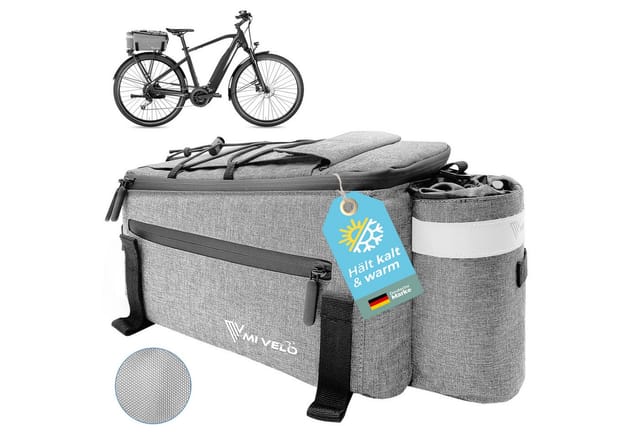 MIVELO Fahrradtasche Gepäckträgertasche für Fahrrad Kühltasche isoliert 10L