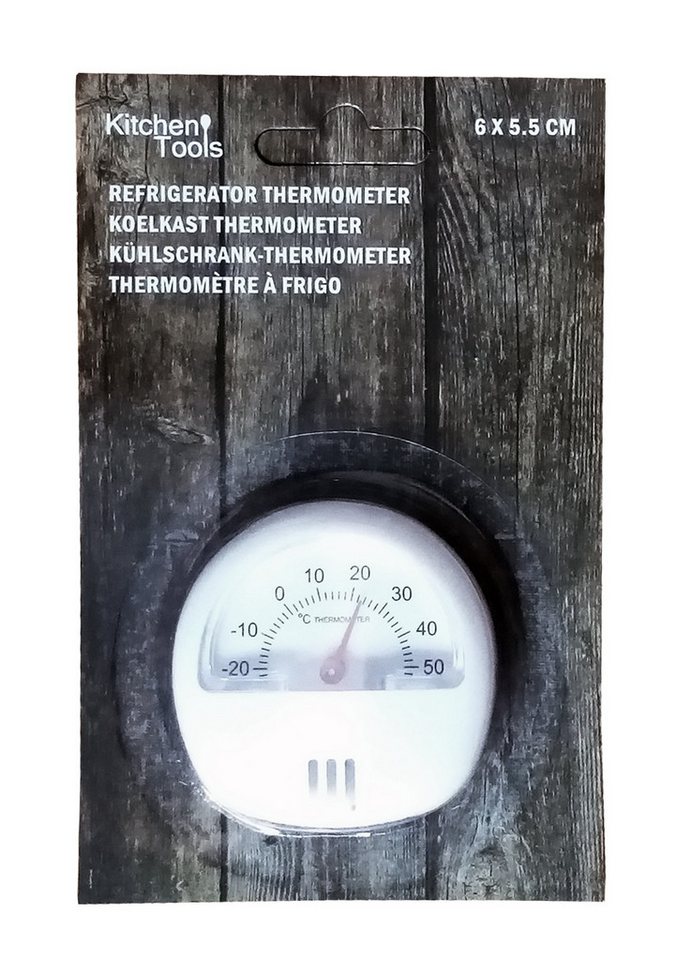 Kitchen Tools Kühlschrankthermometer KÜHLSCHRANKTHERMOMETER mit Magnet analog Weiss Gefrierschrank 06, Kühlschrank Thermometer Gefrierfach Kühlthermometer Gefrierthermometer Bild 2