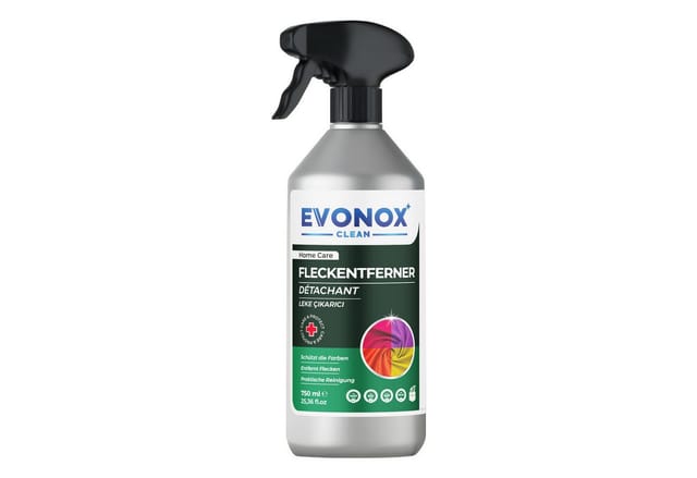 EVONOX Ultra Starker Fleckenentferner–Vielseitig Einsetzbar 750ML SET 1,2,3 Fleckentferner (Praktische Reinigung für Teppiche, Polster, Kleidung, Küche & Bad)