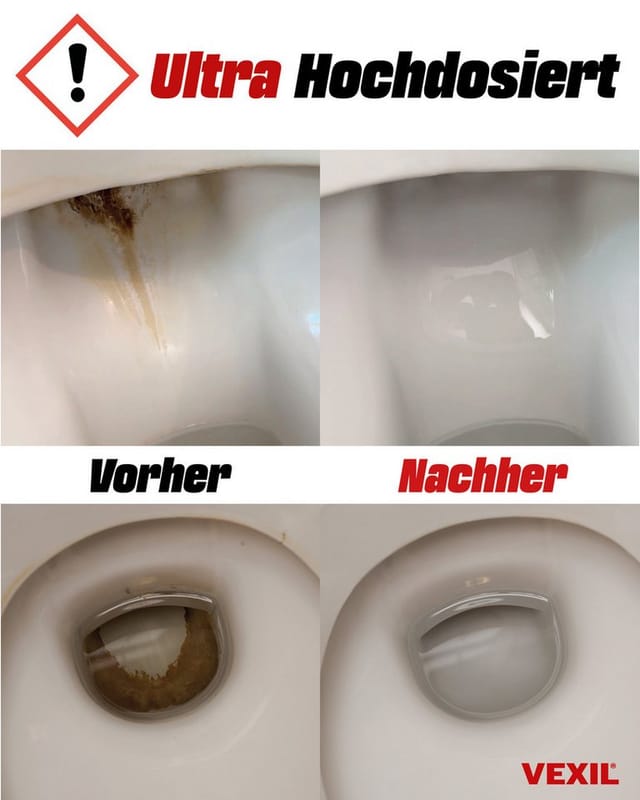 VEXIL Urinsteinentferner - entfernt mühelos hartnäckigen Schmutz - Urinsteinlöser (1x 1 L Urinsteinlöser Flasche 1 L)